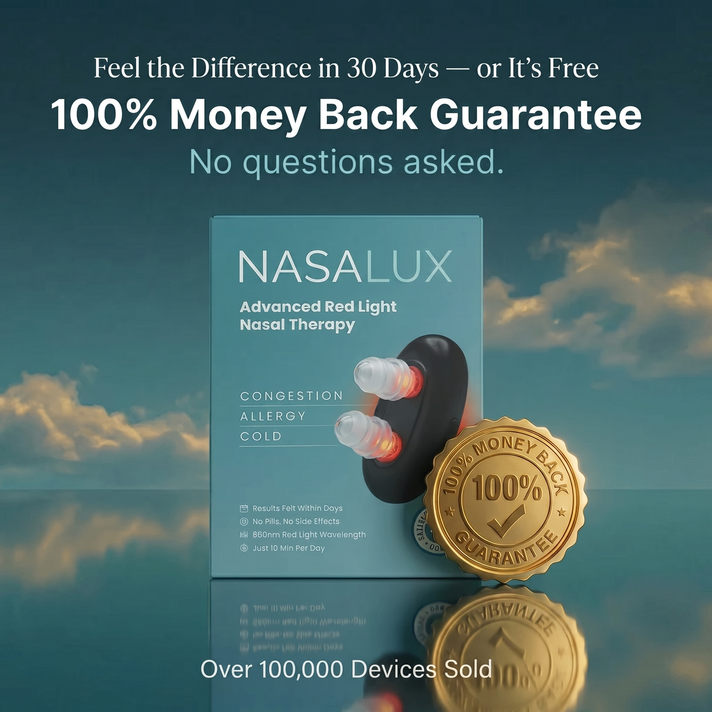 NasaLux Red Light Nasal Relief